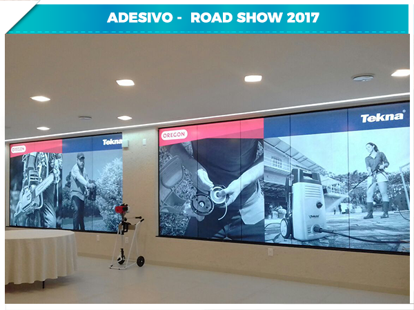Adesivo - Road Show 2017 - 2
